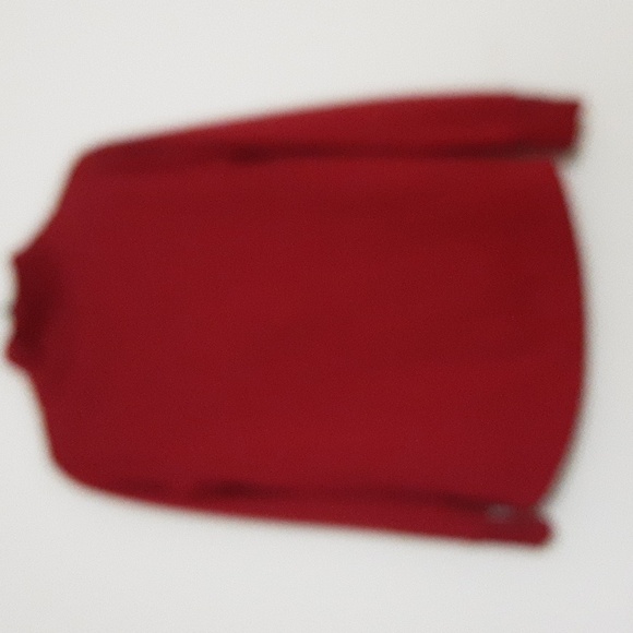 Athleta Karma Twist Neck Sweater Pullover Red Women S/ P  cozy Outdoor Casual - Picture 5 of 10